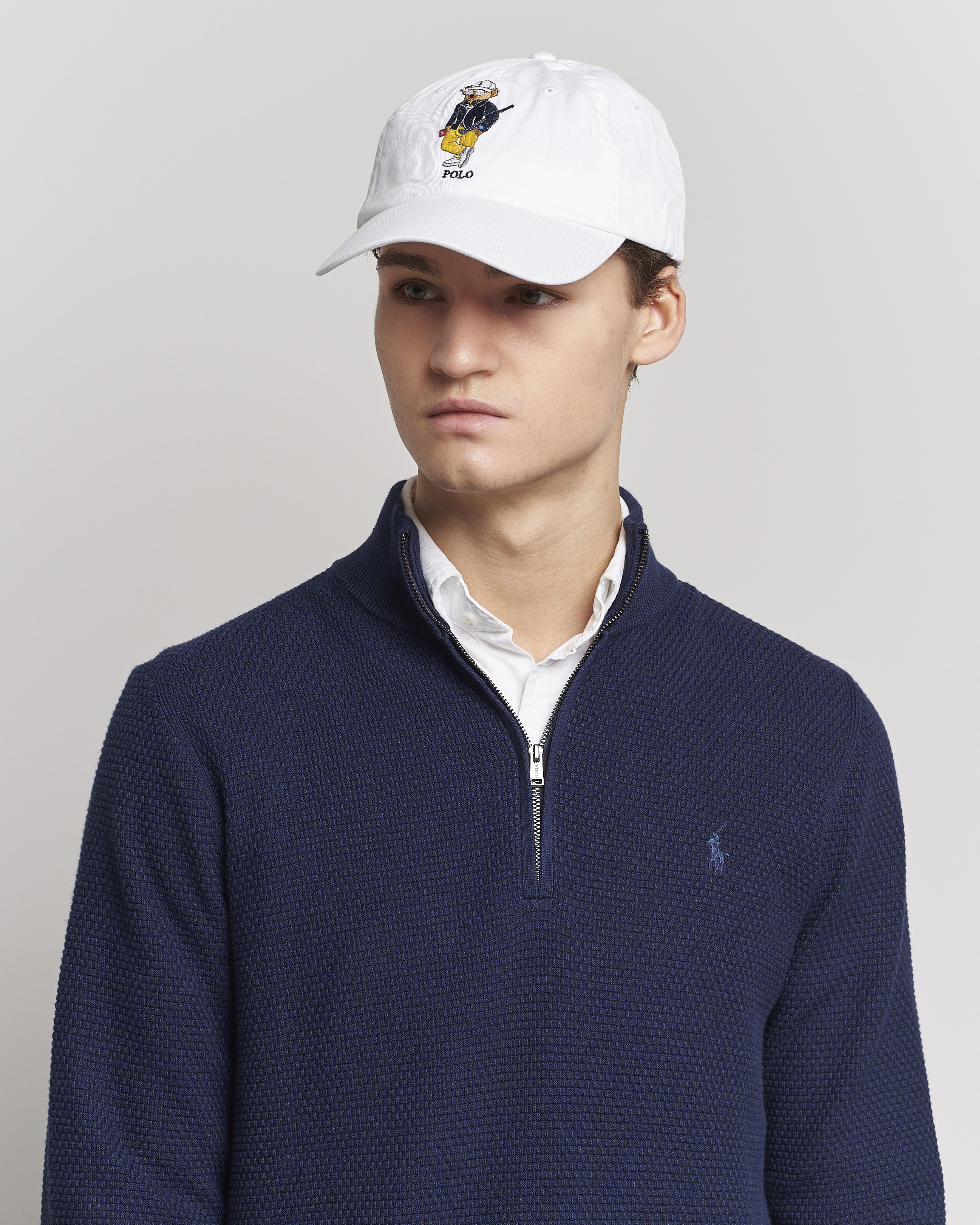 Herren | Bear Golf Cap Ceramic White | Polo Ralph Lauren Golf | Bear Golf Cap Ceramic White