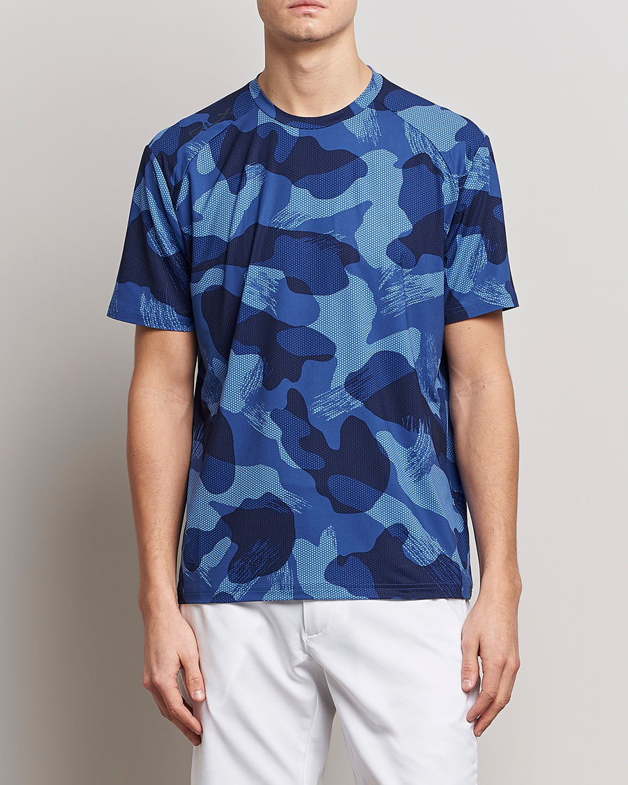 Herren | T-Shirts | RLX Ralph Lauren | Airflow Performance T-Shirt Royal Navy Camo