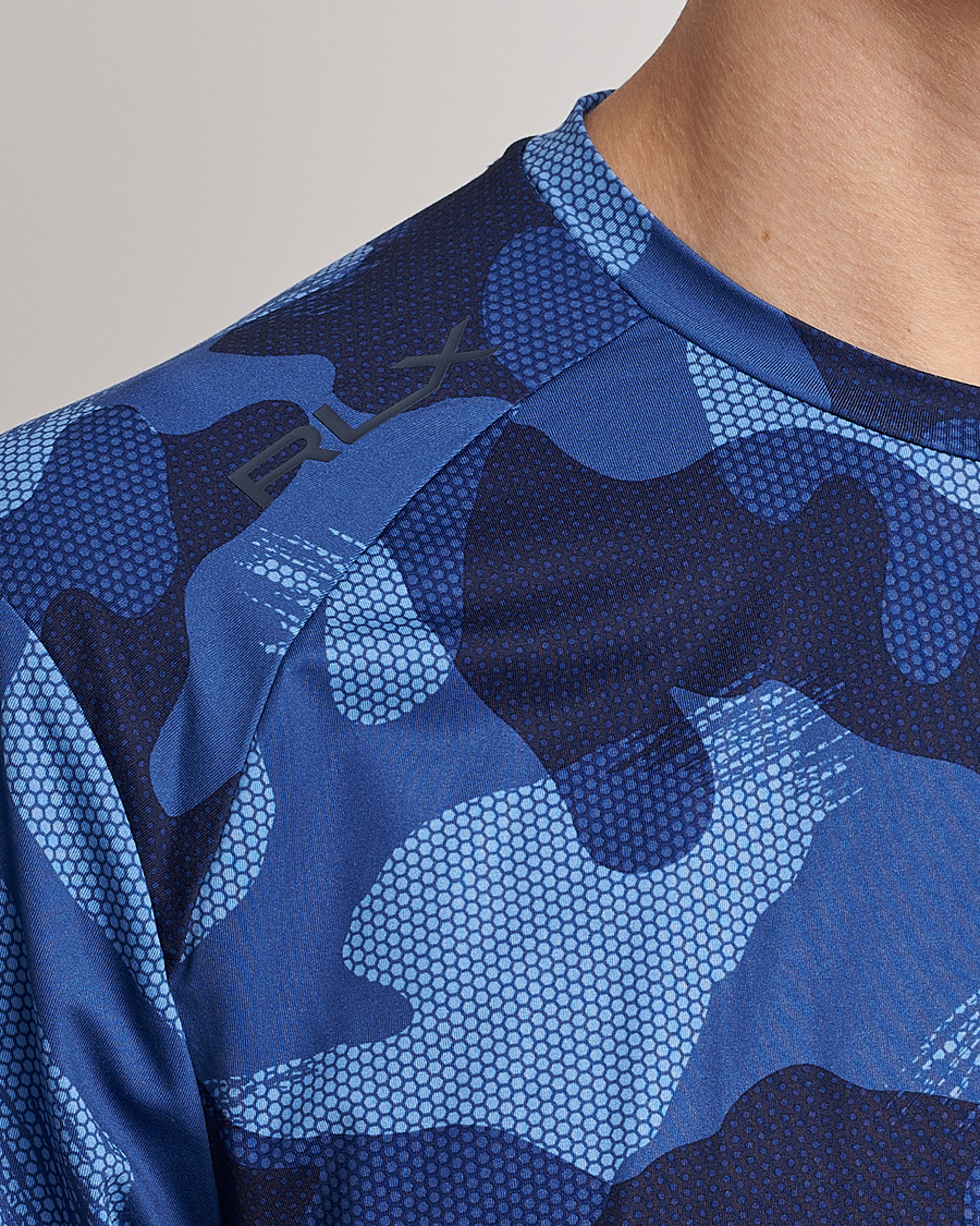 Herren | T-Shirts | RLX Ralph Lauren | Airflow Performance T-Shirt Royal Navy Camo
