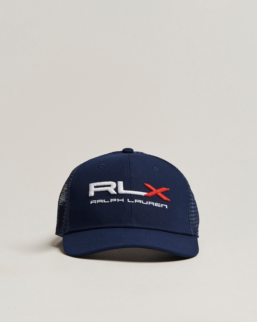 Herren | RLX Ralph Lauren Golf Trucker Cap French Navy | RLX Ralph Lauren | Golf Trucker Cap French Navy