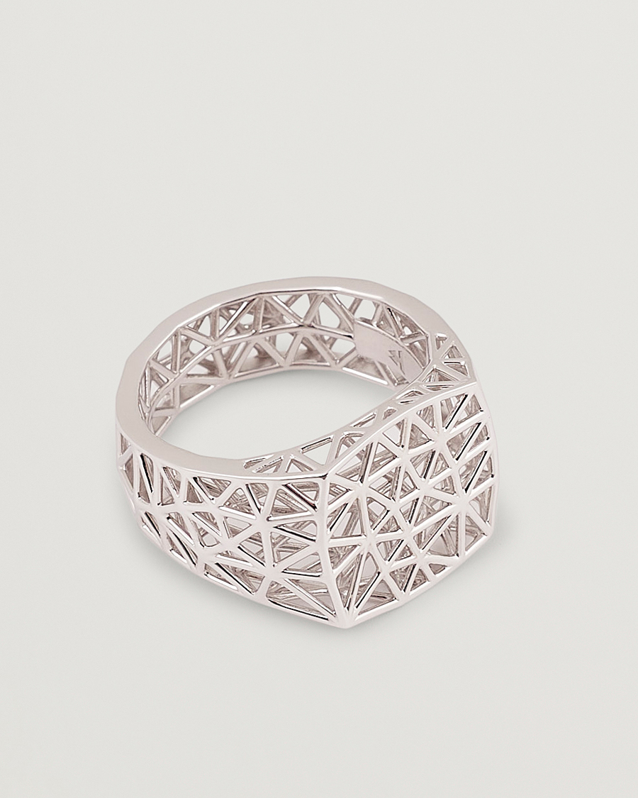 Herren | Tom Wood Mesh Ring Silver | Tom Wood | Mesh Ring Silver