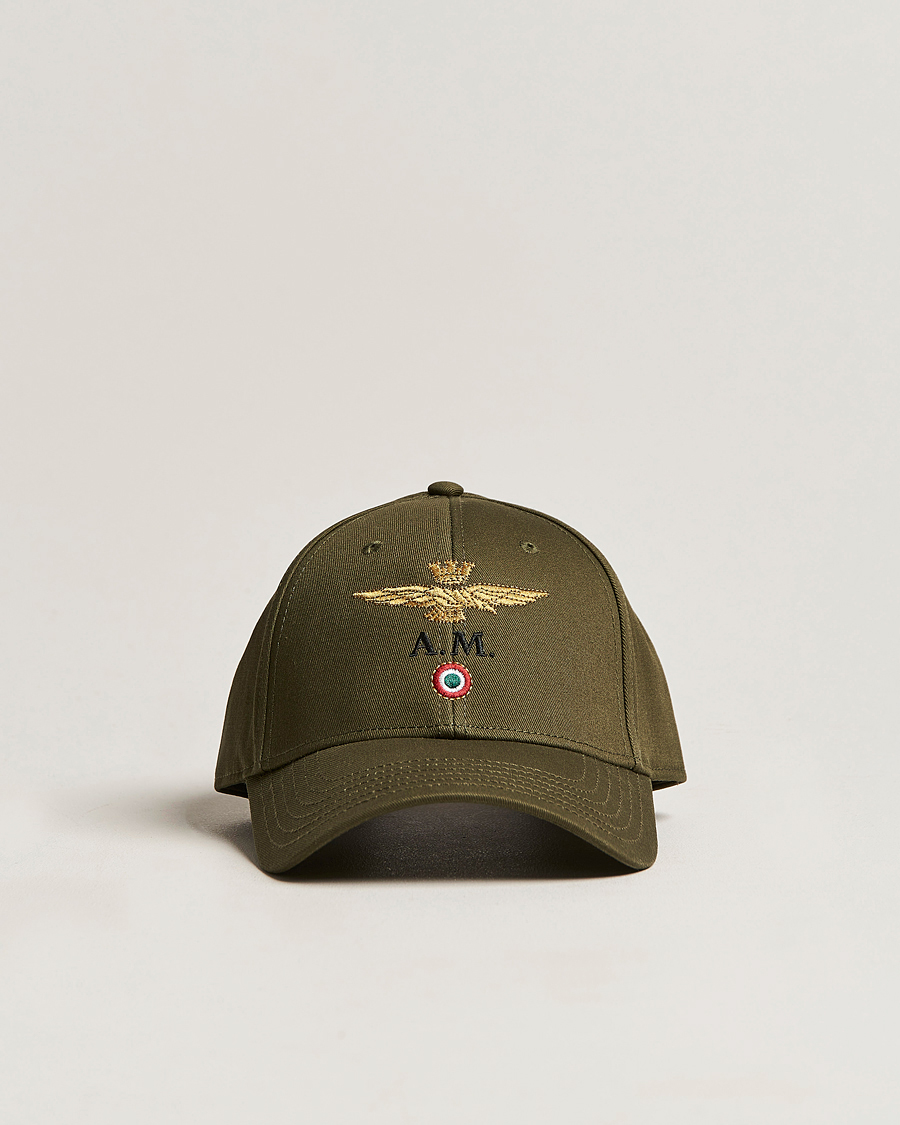 Herren | Aeronautica Militare Cotton Baseball Cap Green | Aeronautica Militare | Cotton Baseball Cap Green