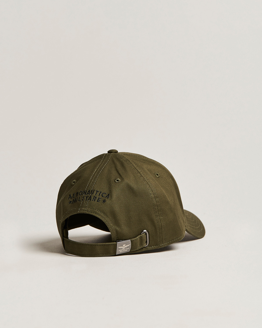 Herren | Aeronautica Militare Cotton Baseball Cap Green | Aeronautica Militare | Cotton Baseball Cap Green