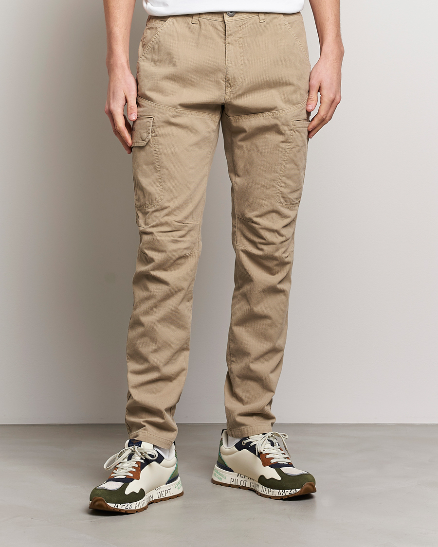 Herren | Hosen | Aeronautica Militare | Stretch Cotton Pocket Pants Sand