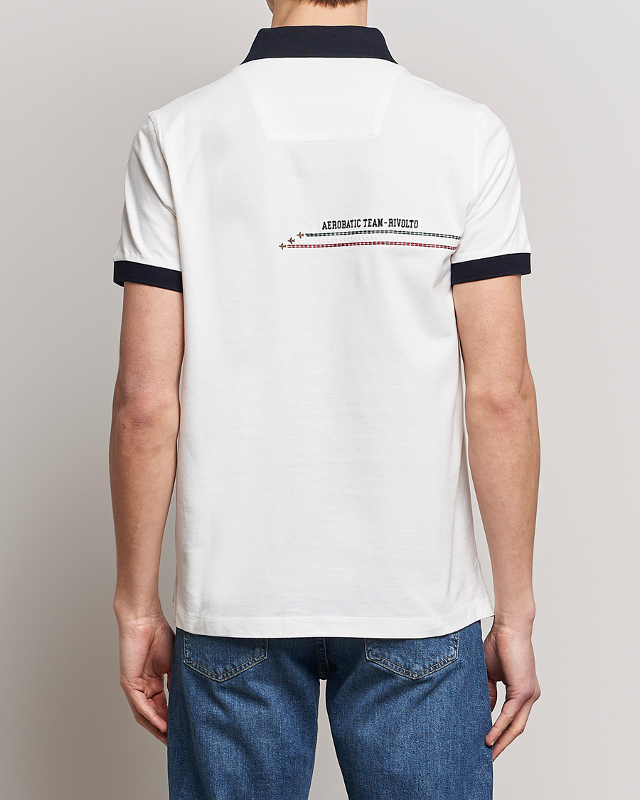 Herren | Poloshirts | Aeronautica Militare | Contrast Collar Polo Off White