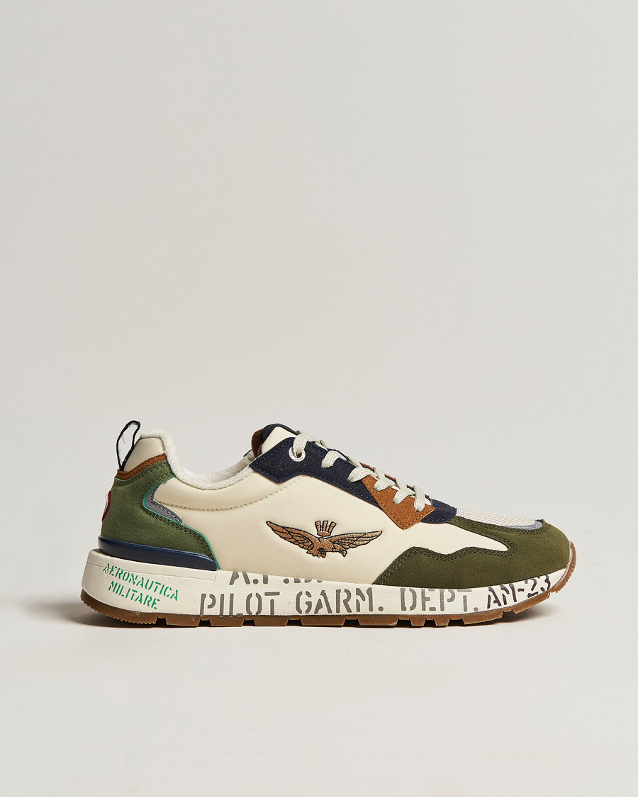 Herren | Aeronautica Militare Running Sneakers Light Green | Aeronautica Militare | Running Sneakers Light Green