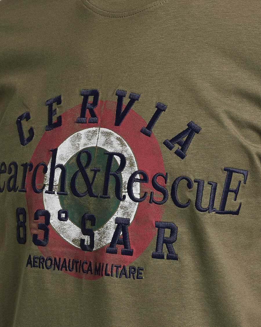 Herren | T-Shirts | Aeronautica Militare | Cotton T-Shirt Green