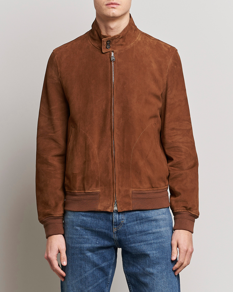 Herren | Jacken | Valstar | Suede Zip Blouson Sandal