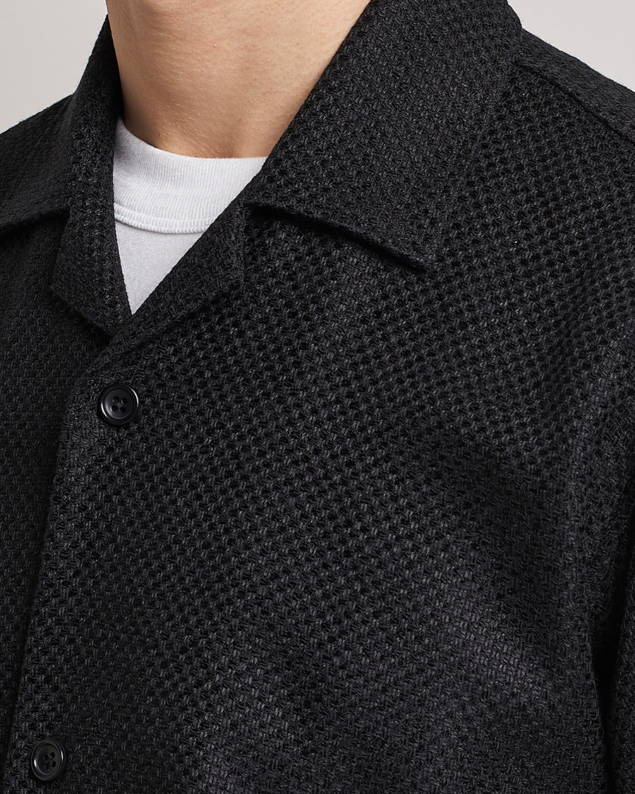 Herren | Hemden | Sunflower | Coco Short Sleeve Cabana Shirt Black