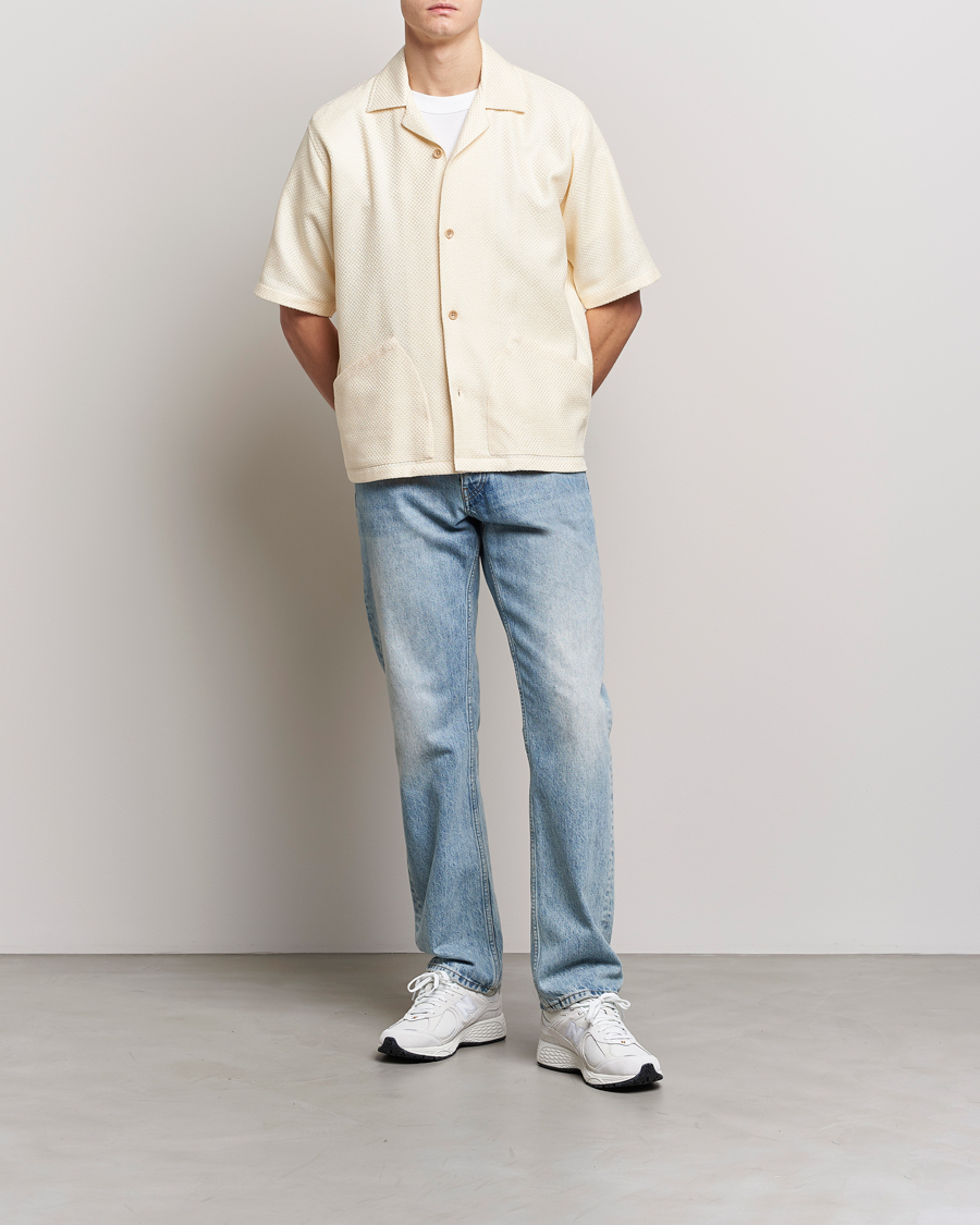 Herren | Hemden | Sunflower | Coco Short Sleeve Cabana Shirt Off White