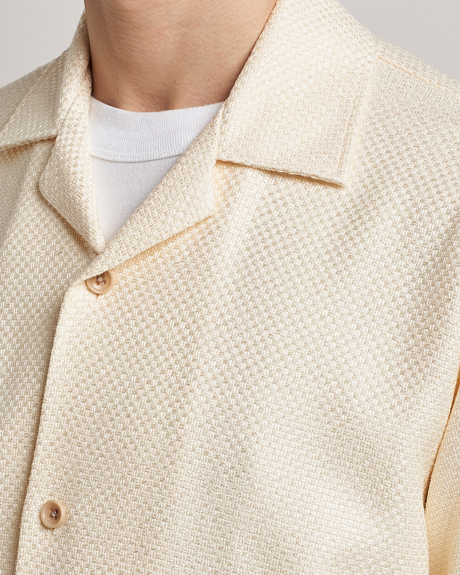 Herren | Hemden | Sunflower | Coco Short Sleeve Cabana Shirt Off White