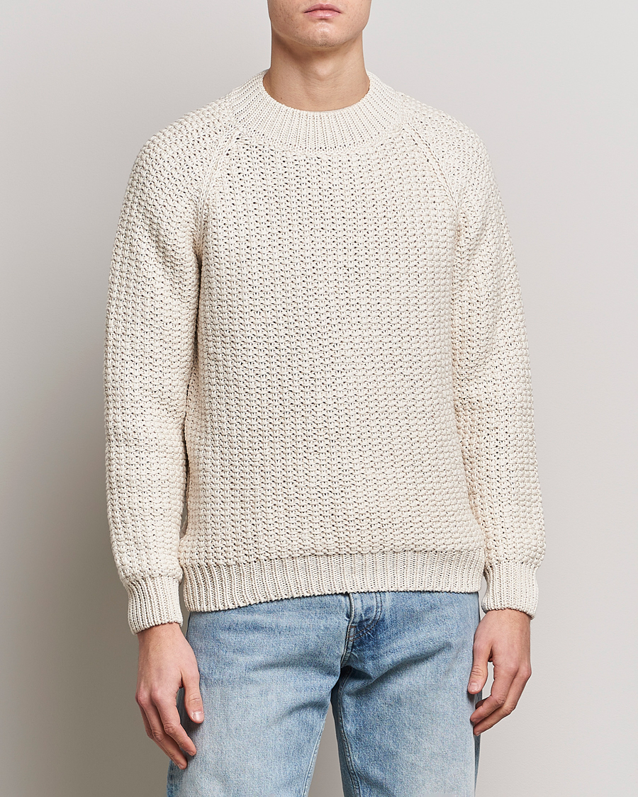 Herren | Pullover | Sunflower | Tape Heavy Sweater Off White