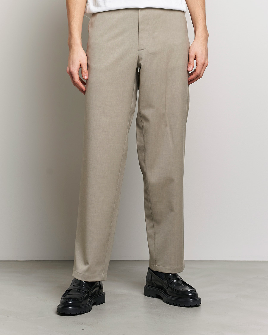 Herren | Hosen | Sunflower | Soft Wool Trousers Khaki
