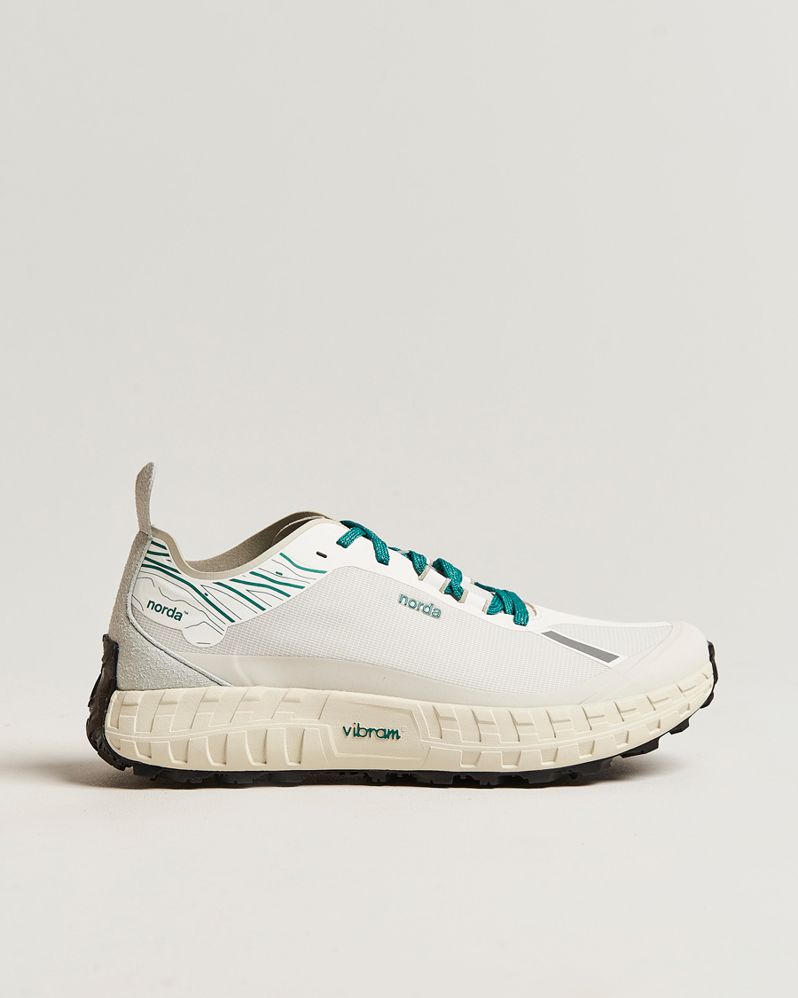 Herren | Norda 001 Running Sneakers White/Forest | Norda | 001 Running Sneakers White/Forest