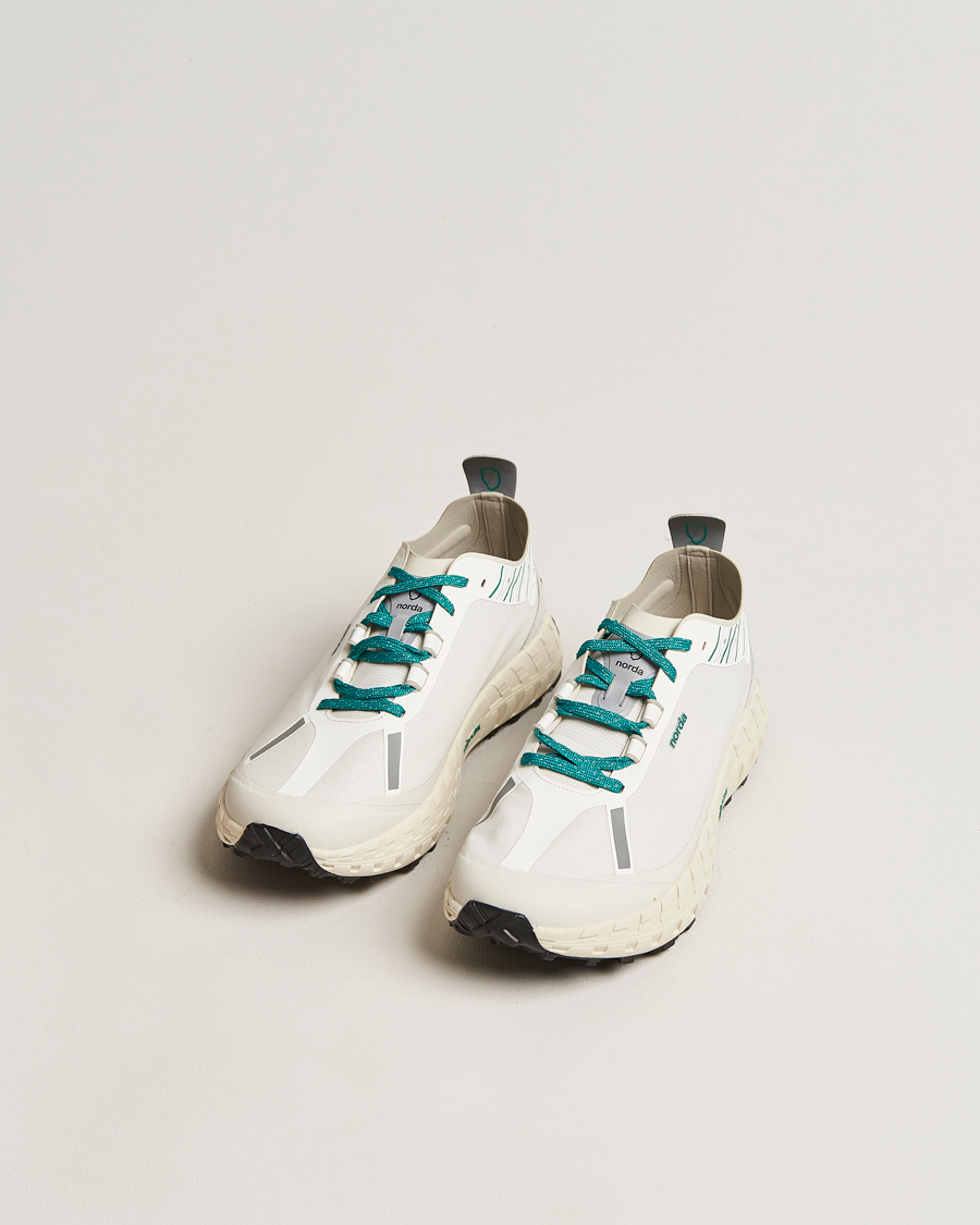 Herren | Norda 001 Running Sneakers White/Forest | Norda | 001 Running Sneakers White/Forest