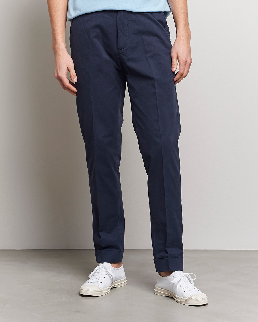 Herren | Hosen | Polo Ralph Lauren | Cotton Stretch Trousers Nautical Ink