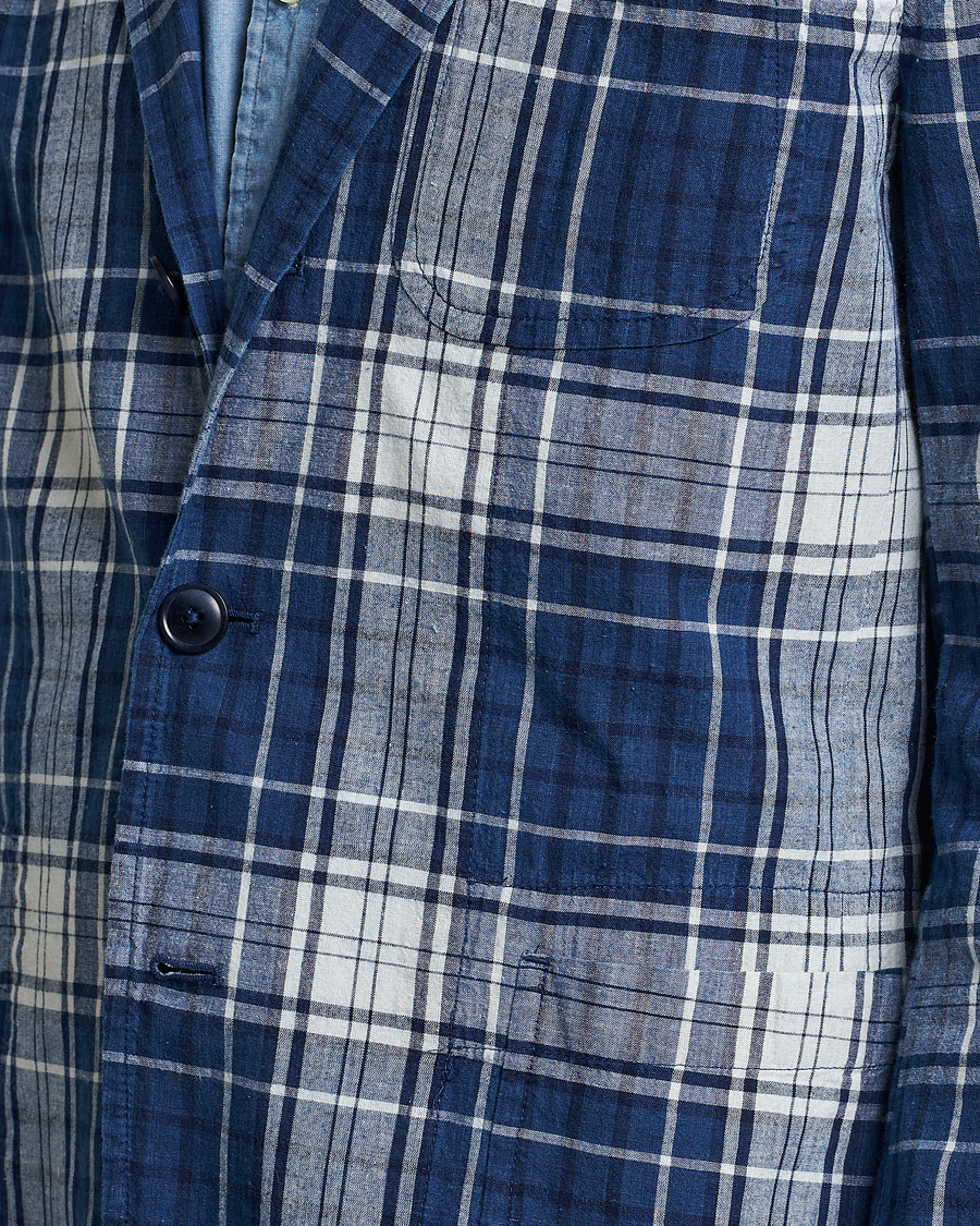 Herren | Sakkos | Polo Ralph Lauren | Madras Indigo Checked Sportcoat Blue Multi