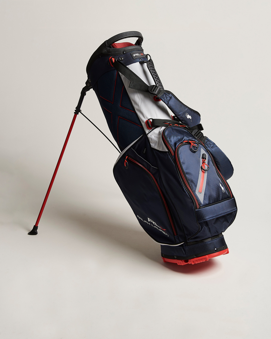 Herren | RLX Ralph Lauren Stand Golf Bag White/Navy | RLX Ralph Lauren | Stand Golf Bag White/Navy