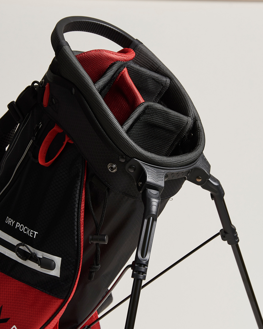 Herren | RLX Ralph Lauren Stand Golf Bag Black/Red | RLX Ralph Lauren | Stand Golf Bag Black/Red
