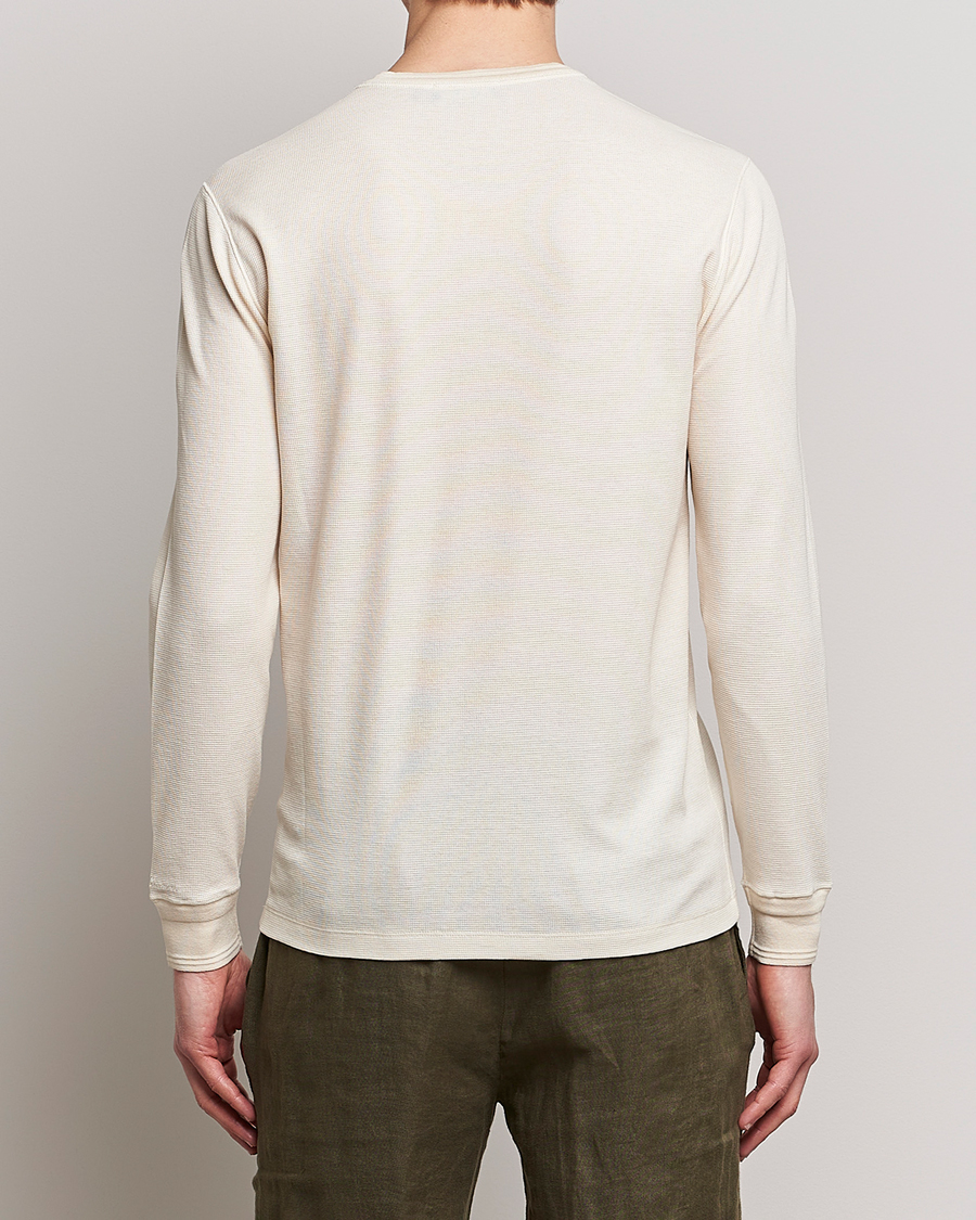 Herren | Pullover | Ralph Lauren Purple Label | Cotton/Silk Henley Cream