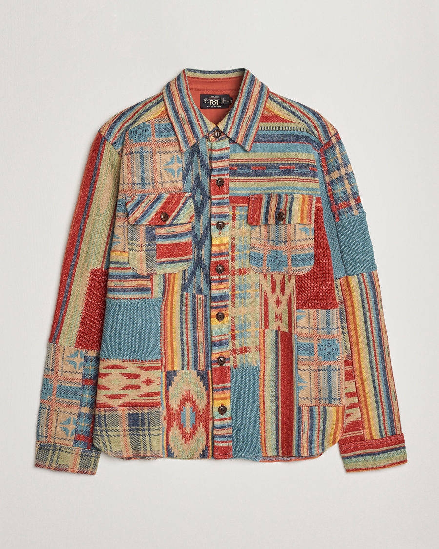 Herren | Hemden | RRL | Limited Patchwork Workshirt Red Multi