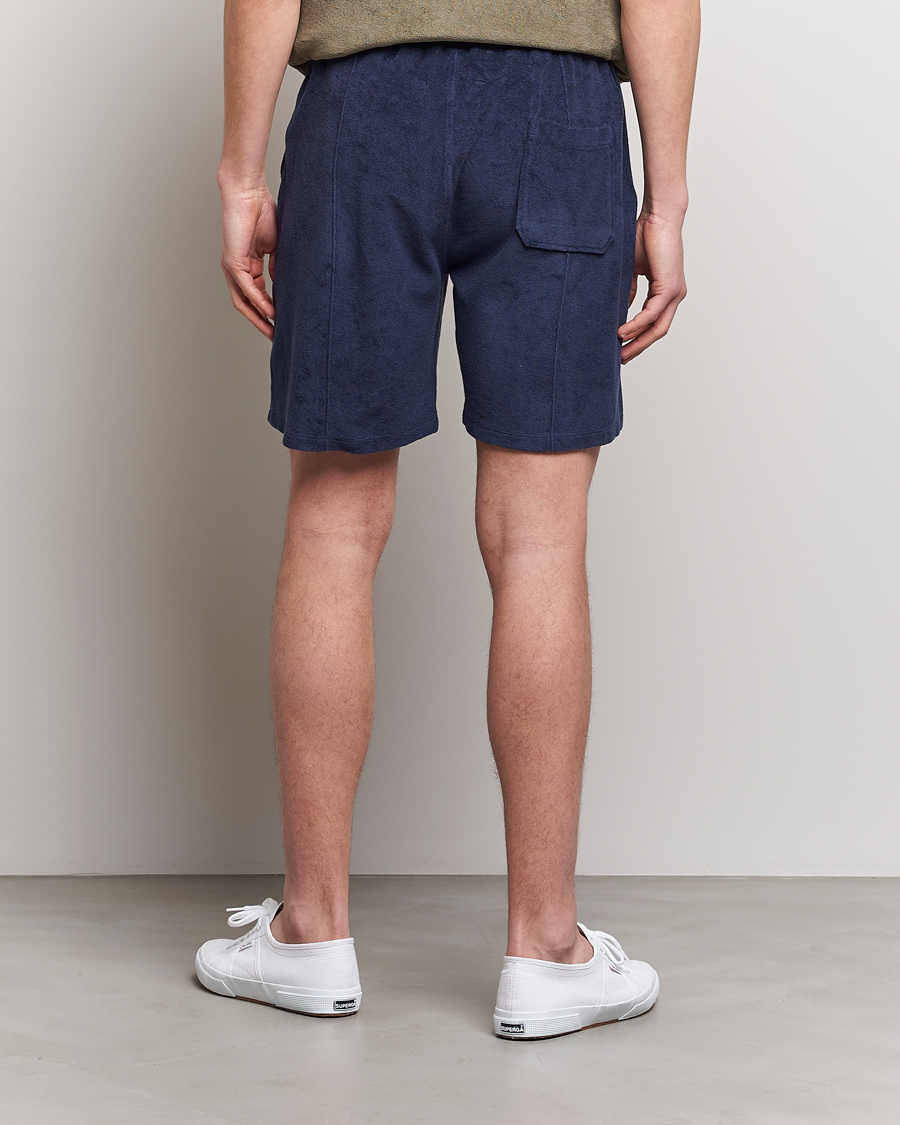 Herren | Shorts | Stenströms | Terry Cotton Shorts Navy