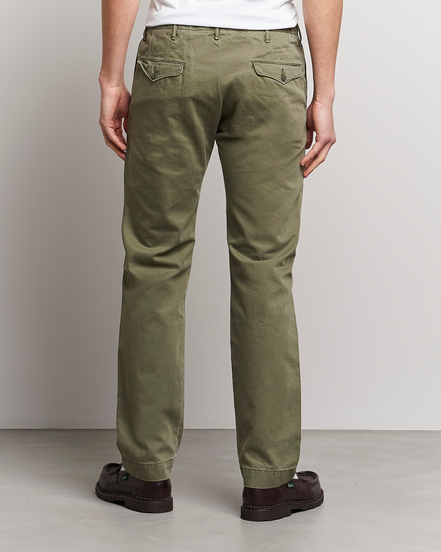 Herren | Hosen | RRL | Officers Flat Pants Olive
