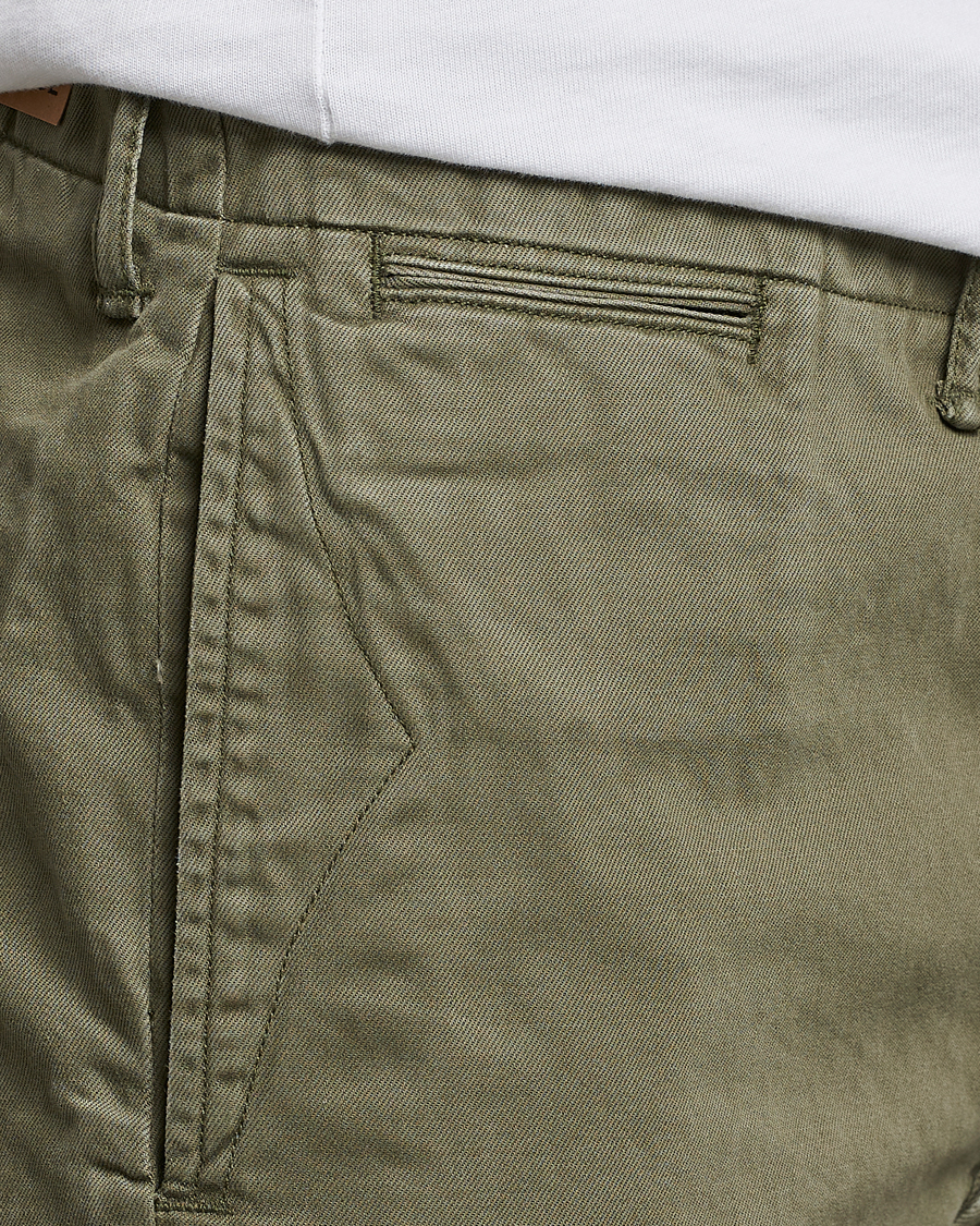 Herren | Hosen | RRL | Officers Flat Pants Olive