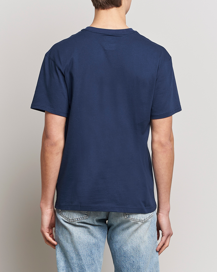 Herren | T-Shirts | New Balance | Cotton T-Shirt Natural Indigo