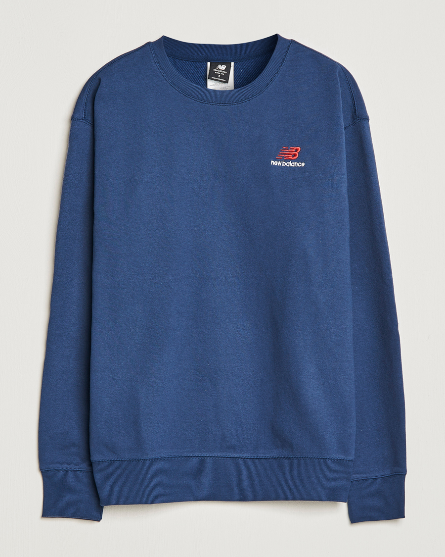 Herren | Pullover | New Balance | French Terry Sweatshirt Natural Indigo