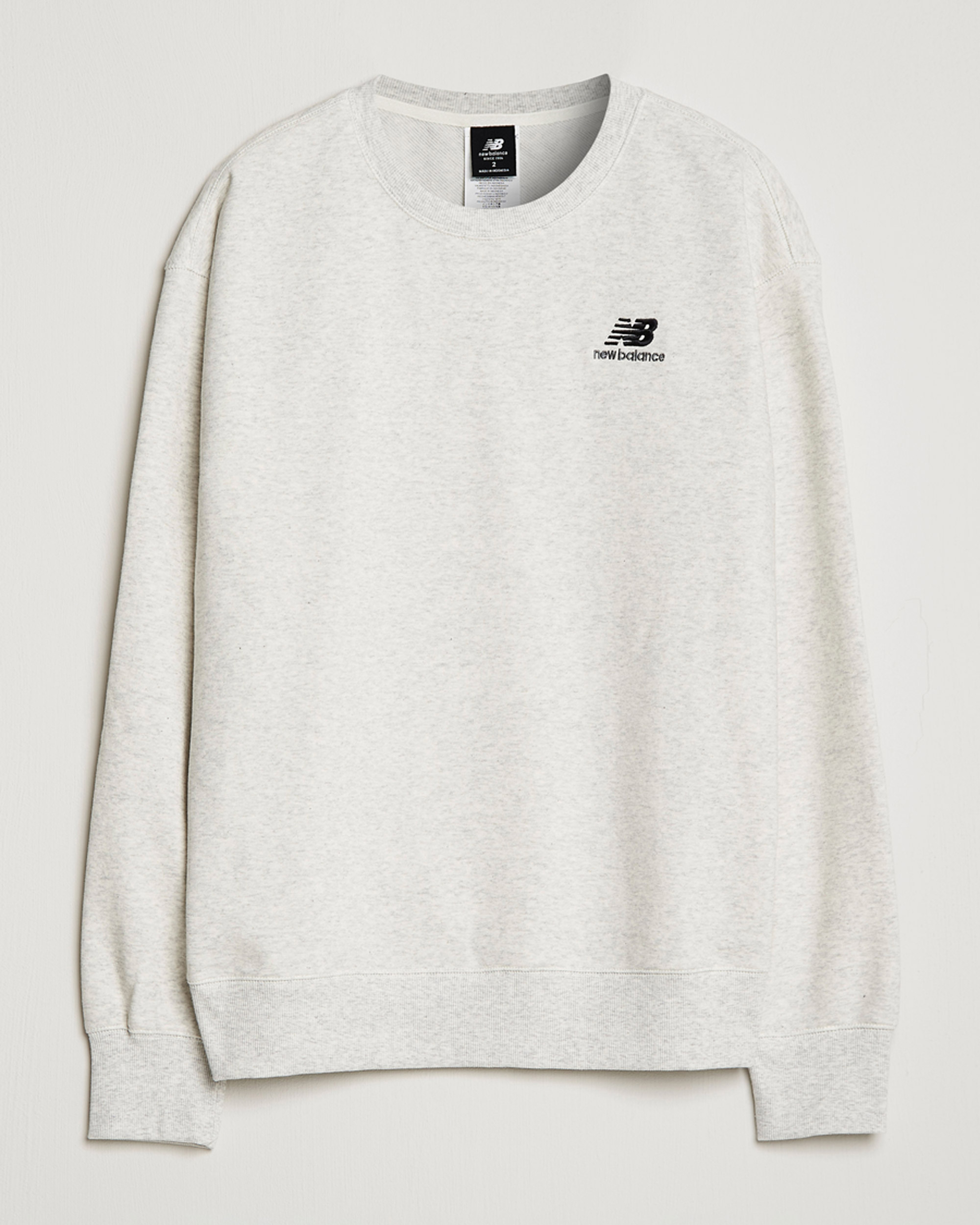 Herren | Pullover | New Balance | French Terry Sweatshirt Sea Salt Heather
