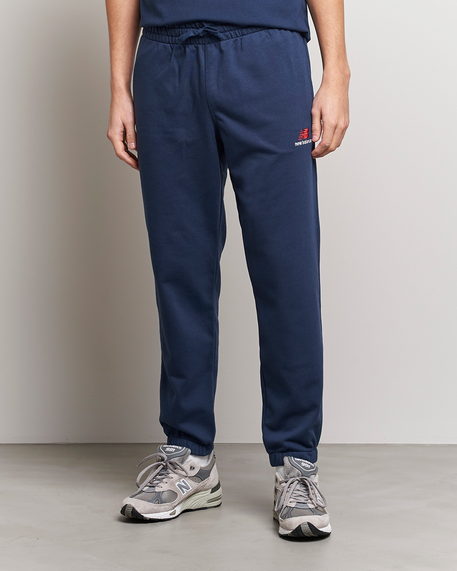 Herren | Hosen | New Balance | French Terry Sweatpants Natural Indigo