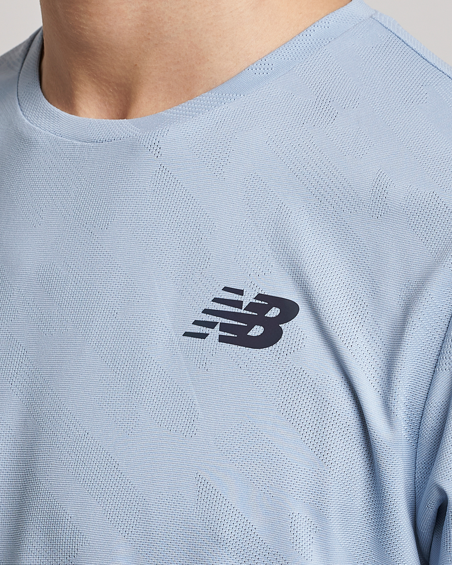 Herren | T-Shirts | New Balance Running | Q Speed Jacquard T-Shirt Light Arctic Grey