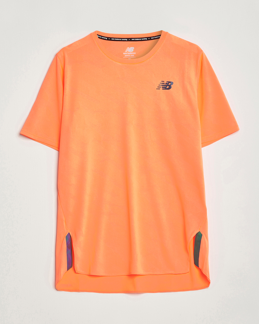 Herren | T-Shirts | New Balance Running | Q Speed Jacquard T-Shirt Neon Dragonfly