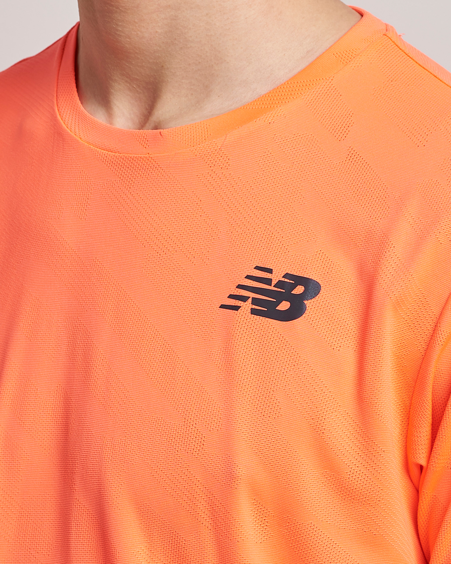 Herren | T-Shirts | New Balance Running | Q Speed Jacquard T-Shirt Neon Dragonfly