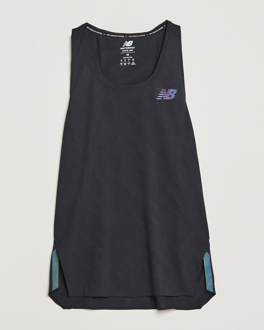 Herren | T-Shirts | New Balance Running | Q Speed Jacquard Singlet Black
