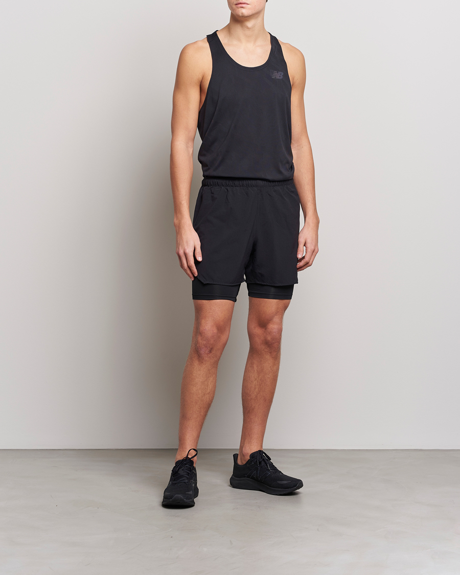 Herren | T-Shirts | New Balance Running | Q Speed Jacquard Singlet Black