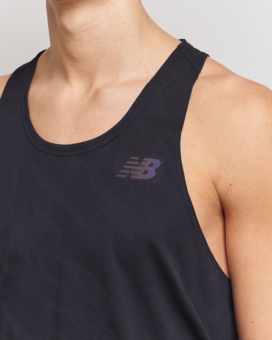 Herren | T-Shirts | New Balance Running | Q Speed Jacquard Singlet Black