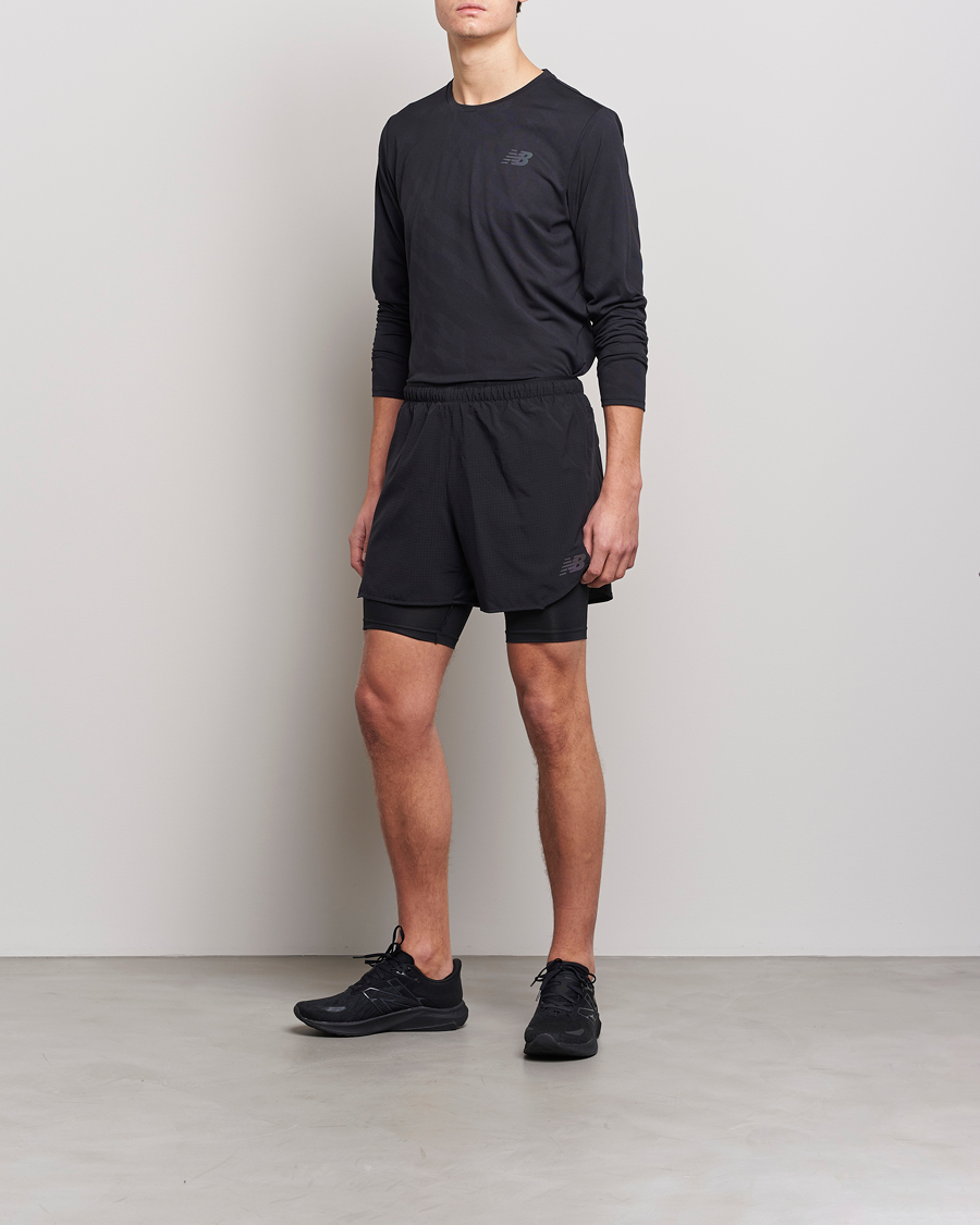 Herren | Shorts | New Balance Running | Q Speed 2 in 1 Shorts Black