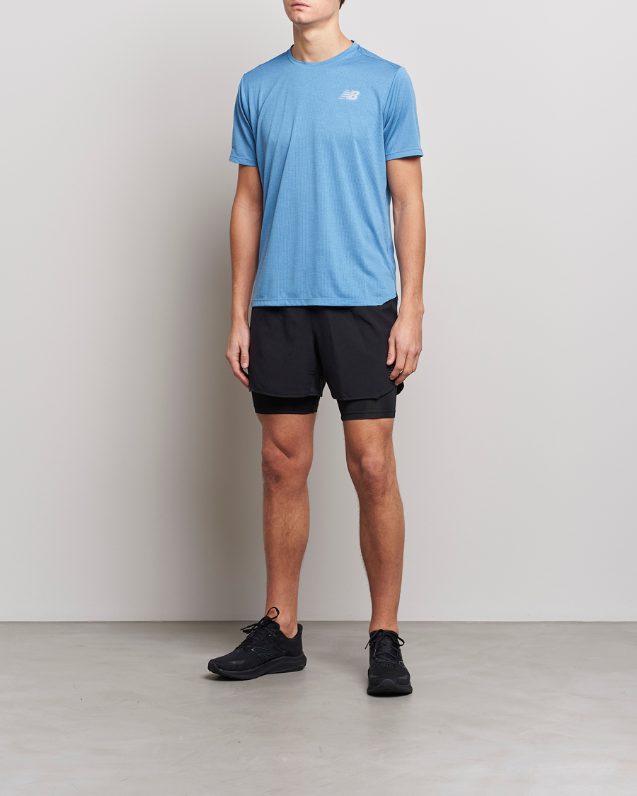 Herren | T-Shirts | New Balance Running | Impact Run T-Shirt Heritage Blue