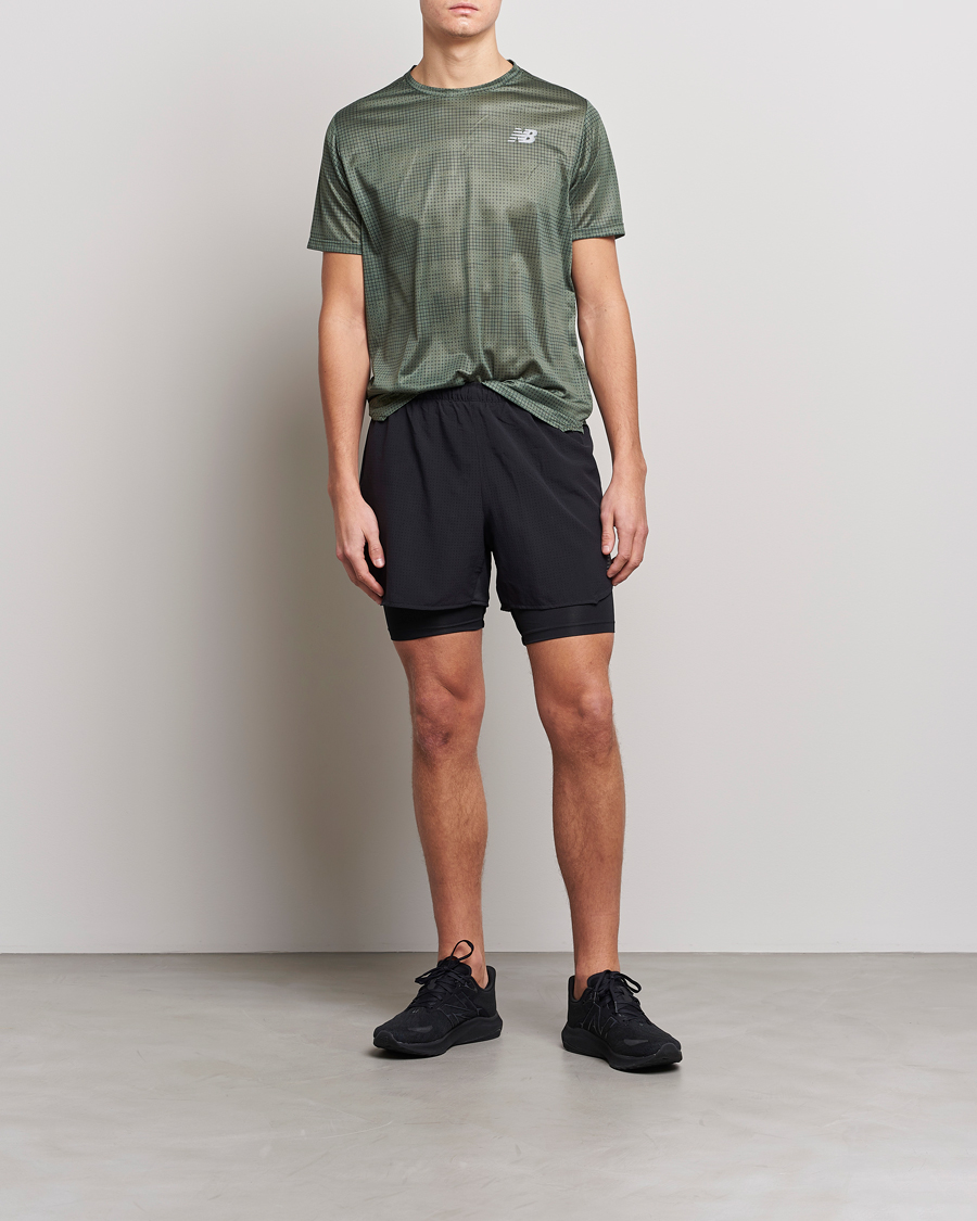Herren | T-Shirts | New Balance Running | Impact Run T-Shirt Deep Olive