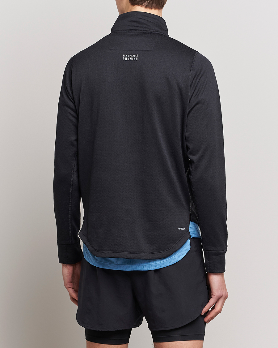 Herren | Pullover | New Balance Running | NB Heat Grid Half Zip Black