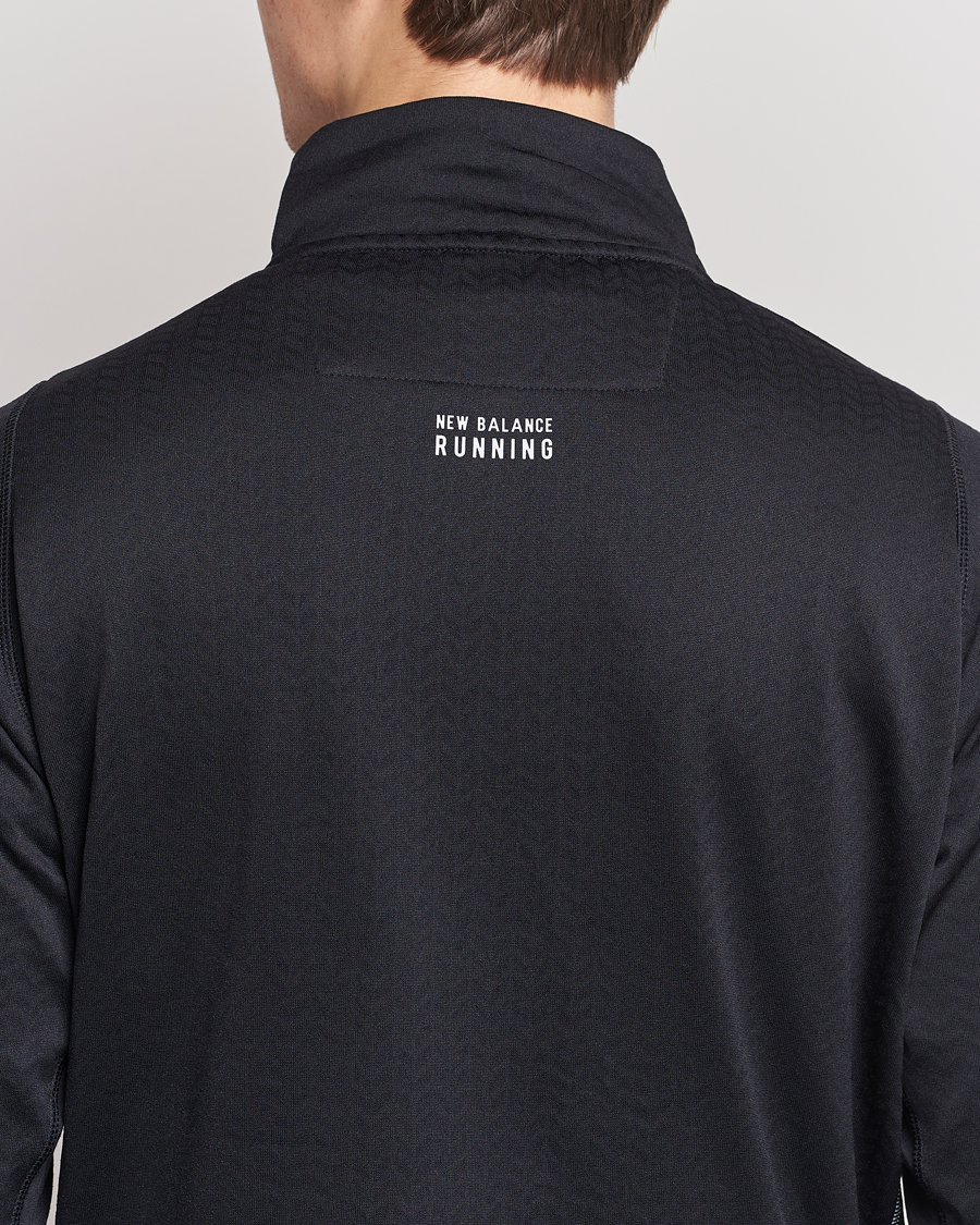 Herren | Pullover | New Balance Running | NB Heat Grid Half Zip Black