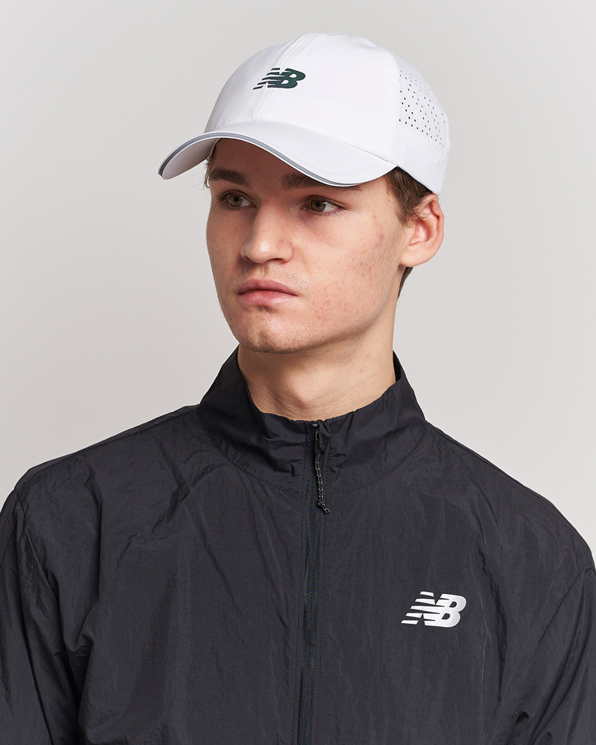 Herren | New Balance Running Laser Performance Run Hat White | New Balance Running | Laser Performance Run Hat White
