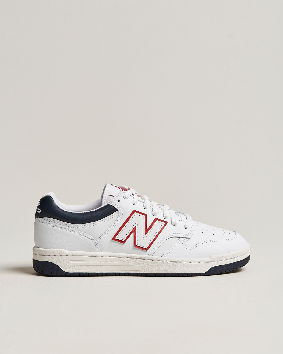 Herren | New Balance 480 Sneakers White/Navy | New Balance | 480 Sneakers White/Navy