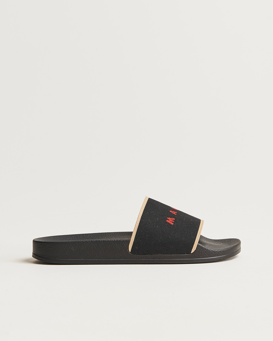 Herren | Marni Rubber Slides Black | Marni | Rubber Slides Black
