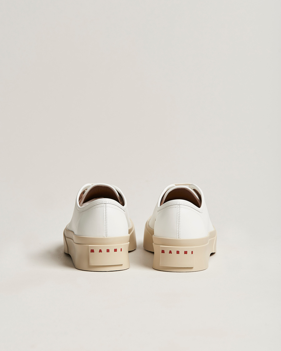 Herren | Marni Pablo Leather Sneakers Lily White | Marni | Pablo Leather Sneakers Lily White