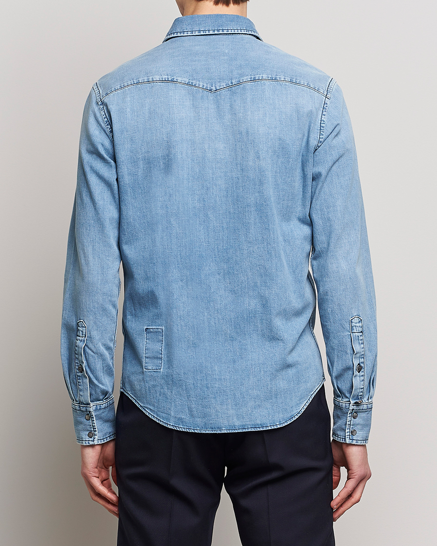 Herren | Hemden | Jacob Cohën | Western Denim Shirt Light Blue