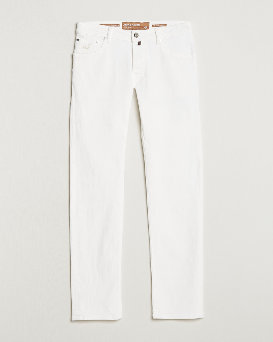 Herren | Jeans | Jacob Cohën | Nick Limited Edition Slim Fit Jeans White