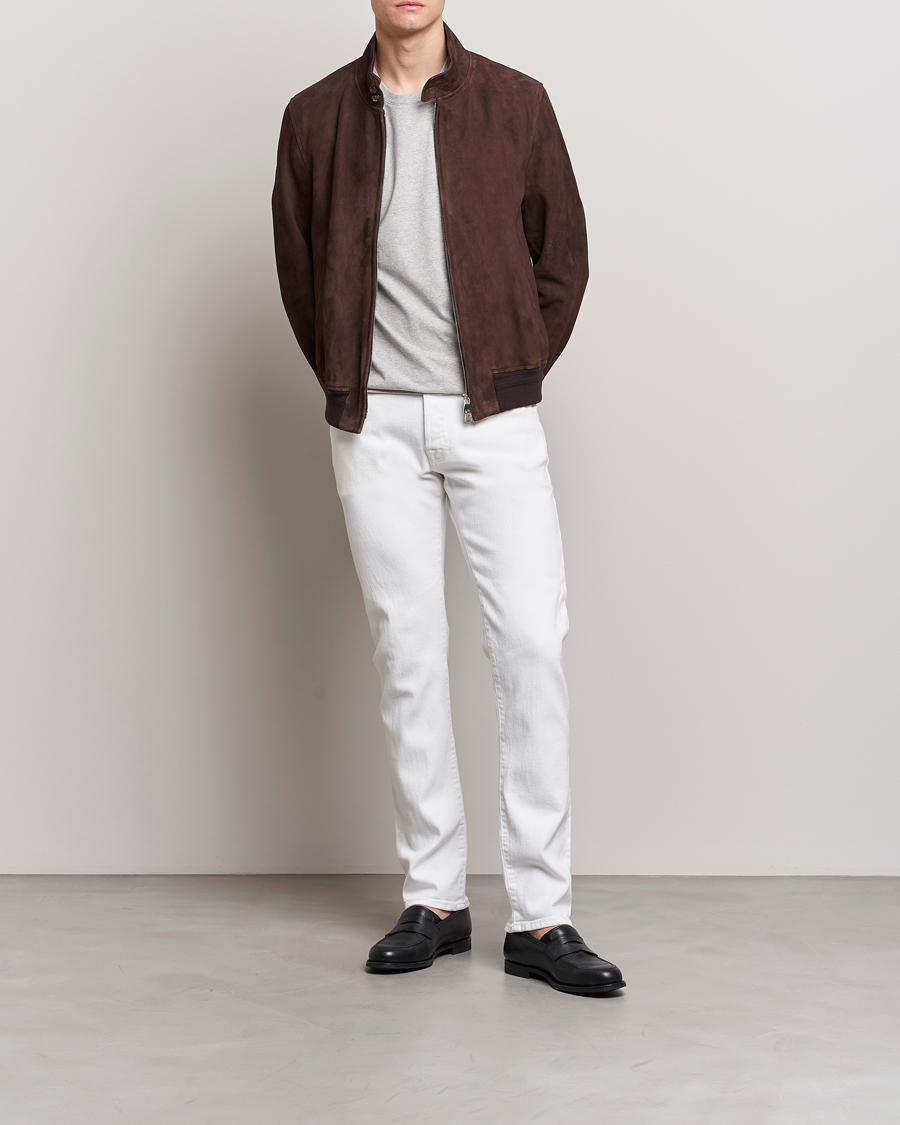 Herren | Jeans | Jacob Cohën | Nick Limited Edition Slim Fit Jeans White